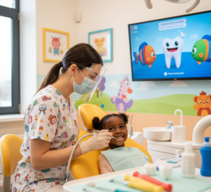  At what age should a child see a pediatric dentist?